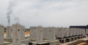 Prefabrication en destination des plates formes petrolieres